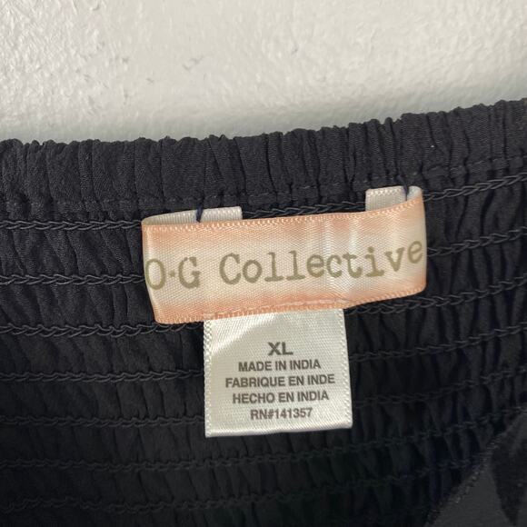 BOG Collective Velvet Bustier Jumpsuit Whimsygoth Wide Leg Floral Gothic Size XL - Picture 12 of 14